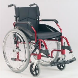 London wheelchair rental - Lightweight self propelled folding wheelchairs for hire