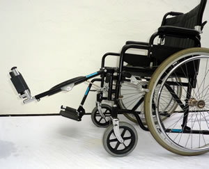 Wheelchair with legrest